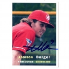 Addison Barger autograph